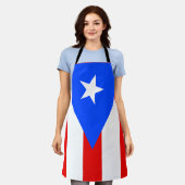 Vlag van Puerto Rico Schort (Gedragen)