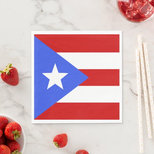 vlag van Puerto Rico Servet (Insitu)