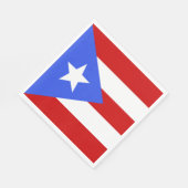 vlag van Puerto Rico Servet (Hoek)