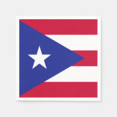 Vlag van Puerto Rico Servetten (Voorkant)