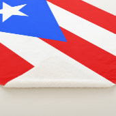 Vlag van Puerto Rico Sherpa Deken (3/4)