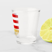 Vlag van Puerto Rico Shot Glas (Rechts)