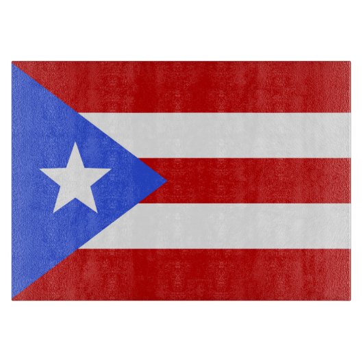 vlag van Puerto Rico Snijplank (Voorkant)