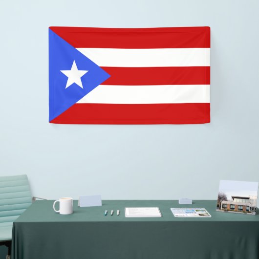 vlag van Puerto Rico Spandoek (Beurs)