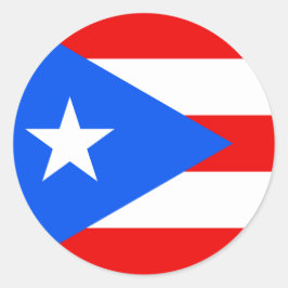 Vlag van Puerto Rico Sticker