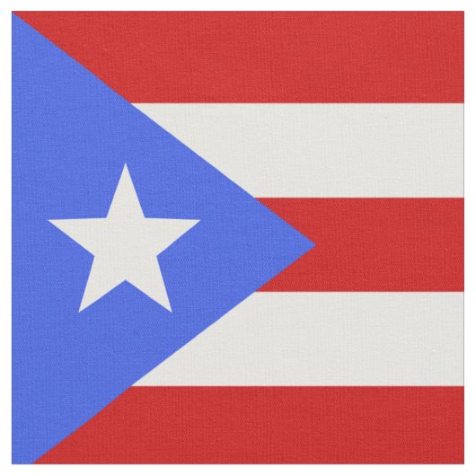 vlag van Puerto Rico Stof (Close Up)