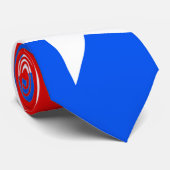 Vlag van Puerto Rico Stropdas (Opgerold)