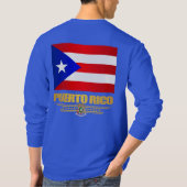 Vlag van Puerto Rico T-shirt (Achterkant)