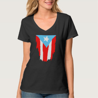 Vlag van Puerto Rico T-shirt