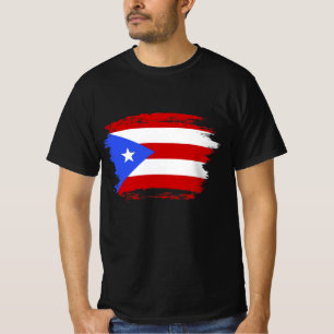 vlag van Puerto Rico T-shirt
