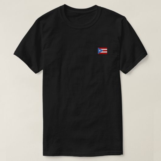Vlag van Puerto Rico T-shirt (Design voorkant)