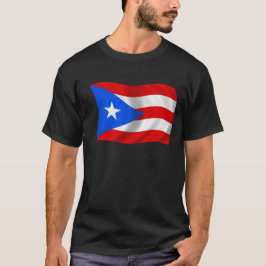 Vlag van Puerto Rico T-shirt
