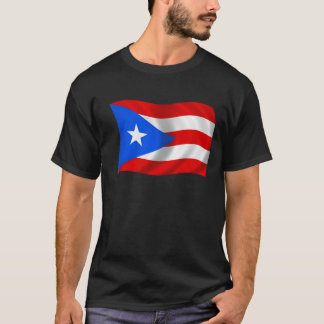 Vlag van Puerto Rico T-shirt