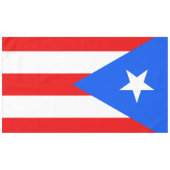 Vlag van Puerto Rico Tafelkleed (Voorkant (Horizontaal))