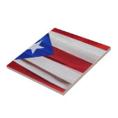 vlag van Puerto Rico Tegeltje (Zijkant)