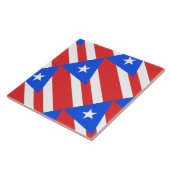 Vlag van Puerto Rico Tegeltje (Zijkant)
