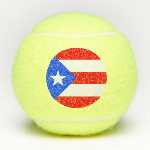 Vlag van Puerto Rico Tennisballen