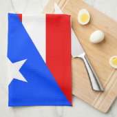 Vlag van Puerto Rico Theedoek (Quarter Fold)