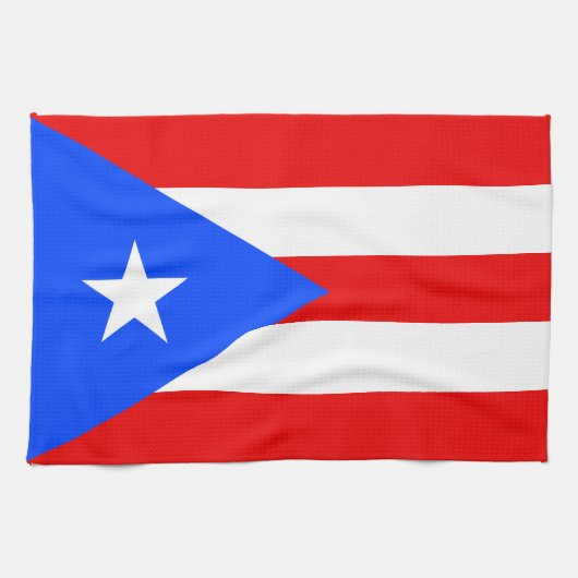 Vlag van Puerto Rico Theedoek (Horizontaal)