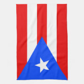 Vlag van Puerto Rico Theedoek (Verticaal)