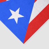 Vlag van Puerto Rico Tissuepapier (Detail)