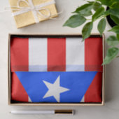Vlag van Puerto Rico Tissuepapier (Geschenk)