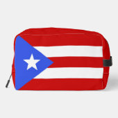 vlag van Puerto Rico Toilettasje (Achterkant)