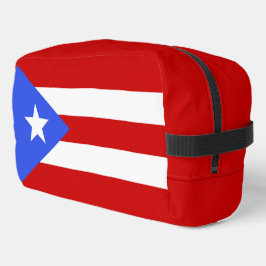 vlag van Puerto Rico Toilettasje