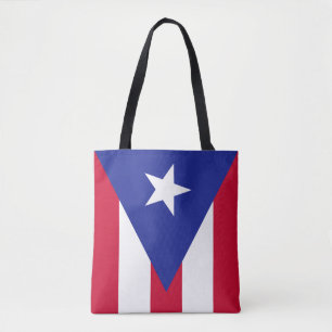Vlag van Puerto Rico Tote Bag
