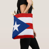Vlag van Puerto Rico Tote Bag (Dichtbij)