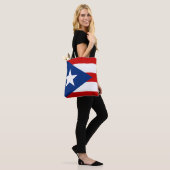 Vlag van Puerto Rico Tote Bag (Op model)