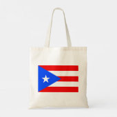 Vlag van Puerto Rico Tote Bag (Achterkant)
