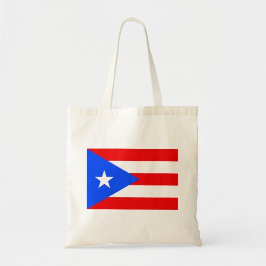 Vlag van Puerto Rico Tote Bag (Voorkant)