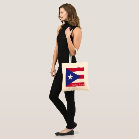 Vlag van Puerto Rico Tote Bag (Voorkant (model))
