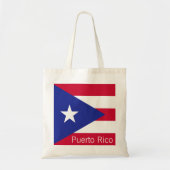 Vlag van Puerto Rico Tote Bag (Voorkant)