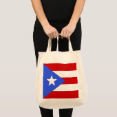 vlag van Puerto Rico Tote Bag (Voorkant (product))