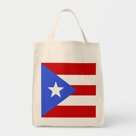 vlag van Puerto Rico Tote Bag (Voorkant)