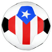 Vlag van Puerto Rico Voetbal (Gedraaid)
