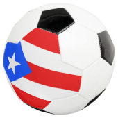 Vlag van Puerto Rico Voetbal (Drie kwart)