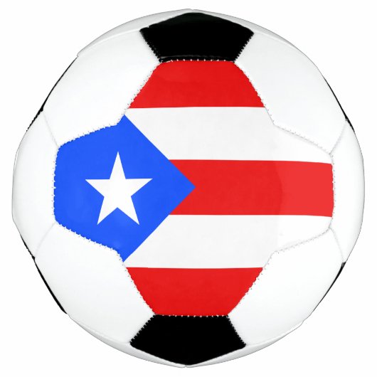 Vlag van Puerto Rico Voetbal (Voorkant)