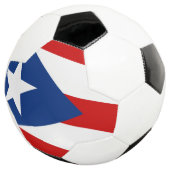 Vlag van Puerto Rico Voetbal (Drie kwart)