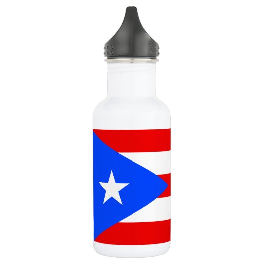 Vlag van Puerto Rico Waterfles (Links)