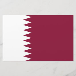 Vlag van Qatar Briefpapier