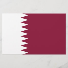 Vlag van Qatar Briefpapier