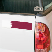 Vlag van Qatar Bumpersticker (Op Truck)