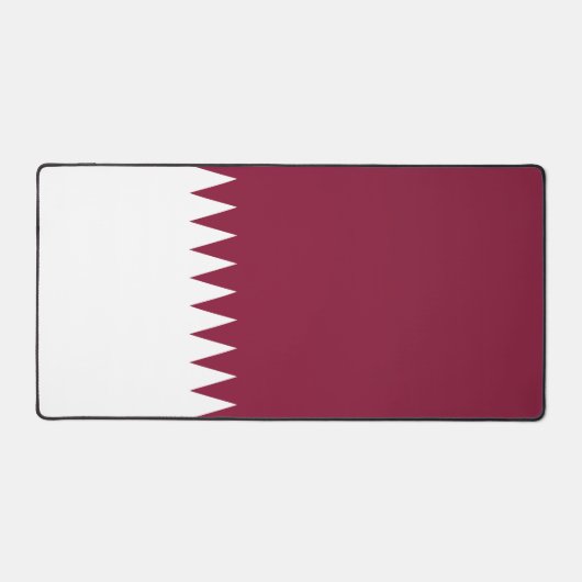 Vlag van Qatar Bureaumat (Voorkant)