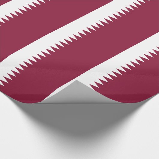 Vlag van Qatar Cadeaupapier (Hoek)
