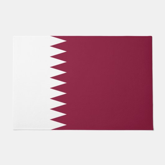 Vlag van Qatar Deurmat (Voorkant)