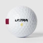 Vlag van Qatar Golfballen (Logo)