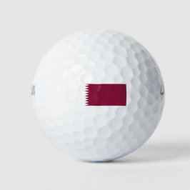 Vlag van Qatar Golfballen